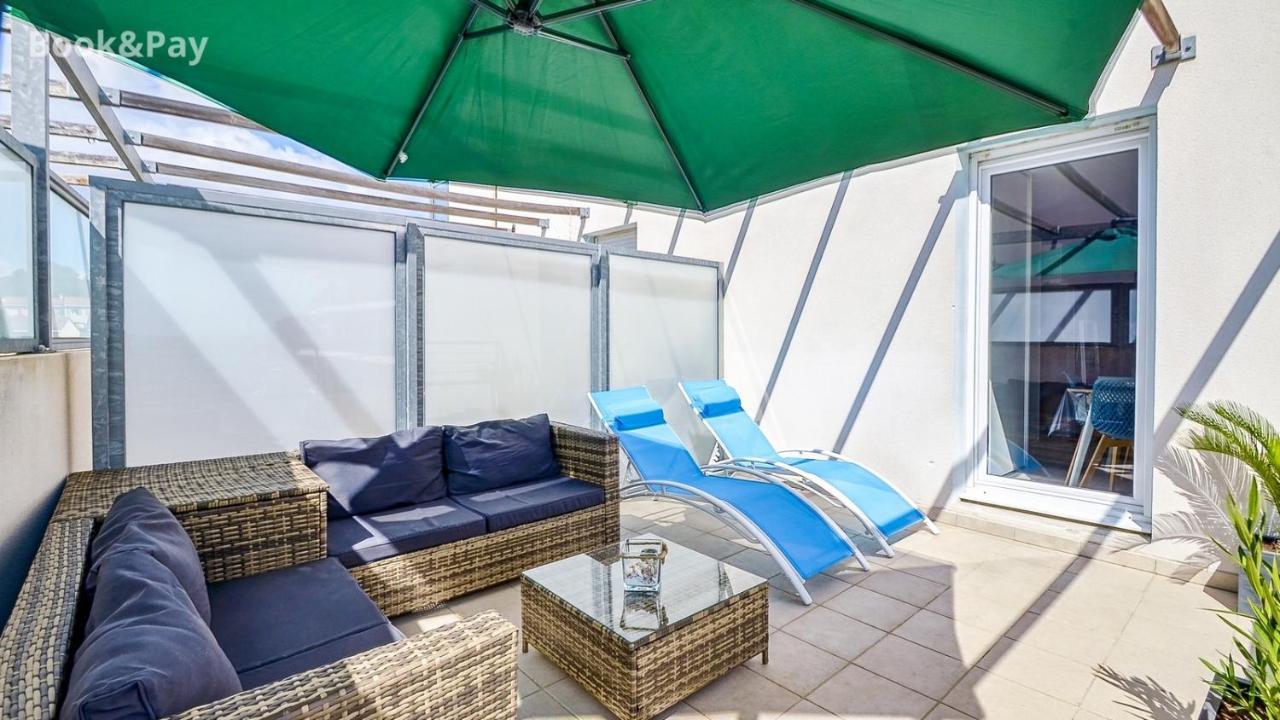 Les Alouettes Studio Avec Terrasse, Garage Et Piscine La Ciotat Esterno foto